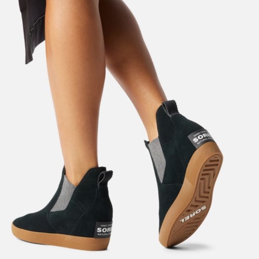 Sorel Black and Gray Winter Boots